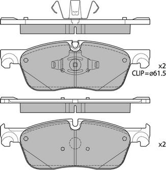 Hagen GP4279 - Bremžu uzliku kompl., Disku bremzes www.autospares.lv