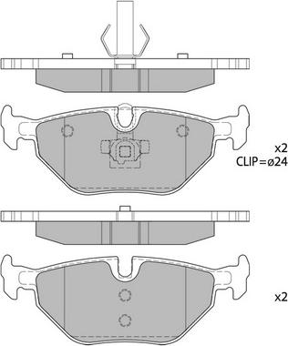 Hagen GP2162 - Bremžu uzliku kompl., Disku bremzes autospares.lv