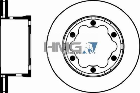 HANSAMOBIL 400509 - Bremžu diski www.autospares.lv