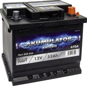 Hart 553 544 - Starter Battery www.autospares.lv