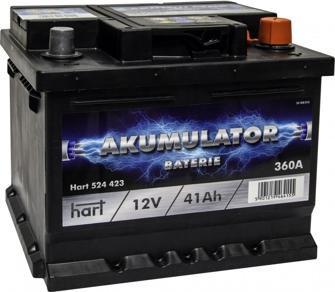 Hart 524 423 - Startera akumulatoru baterija autospares.lv