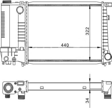 Hart 605 565 - Radiators, Motora dzesēšanas sistēma www.autospares.lv