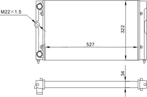 Hart 600 931 - Radiators, Motora dzesēšanas sistēma www.autospares.lv