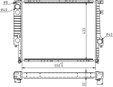 Hart 600 191 - Radiators, Motora dzesēšanas sistēma www.autospares.lv