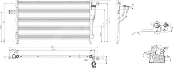 Hart 610 258 - Kondensators, Gaisa kond. sistēma www.autospares.lv