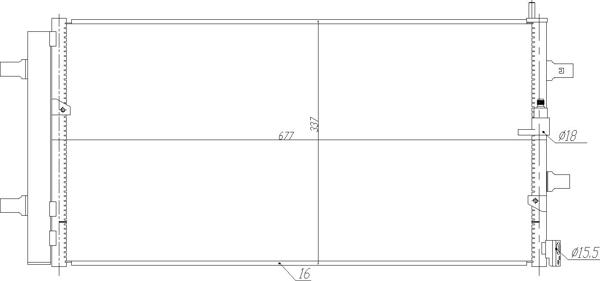 Hart 636 947 - Kondensators, Gaisa kond. sistēma www.autospares.lv