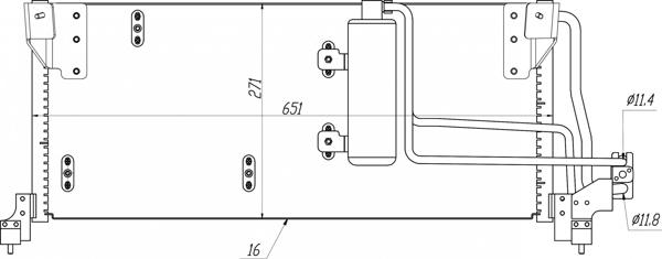 Hart 636 959 - Kondensators, Gaisa kond. sistēma www.autospares.lv