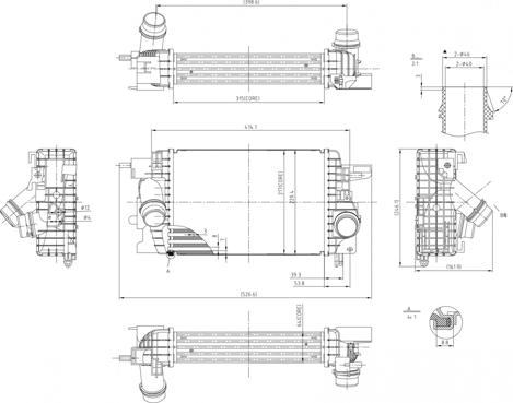 Hart 637 065 - Intercooler, charger www.autospares.lv