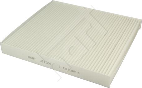 Hart 371 360 - Filter, interior air www.autospares.lv