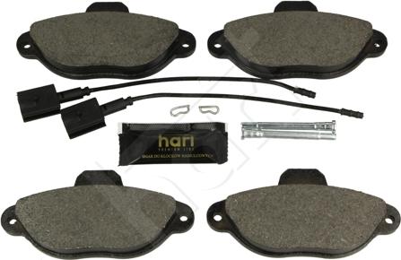 Hart 249 148 - Brake Pad Set, disc brake www.autospares.lv