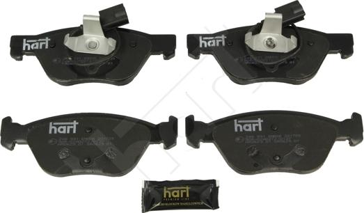 Hart 248 991 - Brake Pad Set, disc brake www.autospares.lv