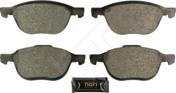 Hart 248 959 - Тормозные колодки, дисковые, комплект www.autospares.lv