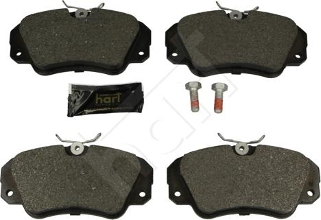 Hart 248 902 - Brake Pad Set, disc brake www.autospares.lv