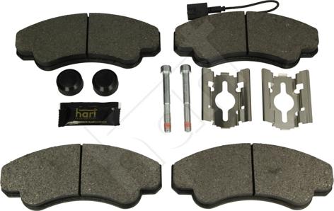 Hart 248 924 - Brake Pad Set, disc brake www.autospares.lv