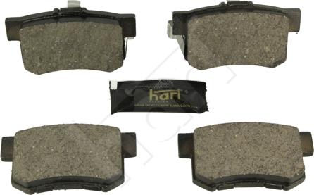 Hart 248 863 - Тормозные колодки, дисковые, комплект www.autospares.lv