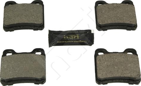 Hart 248 878 - Тормозные колодки, дисковые, комплект www.autospares.lv