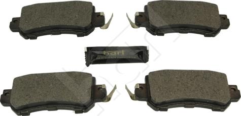 Hart 256 540 - Brake Pad Set, disc brake www.autospares.lv