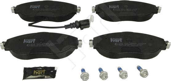 Hart 252 930 - Brake Pad Set, disc brake www.autospares.lv