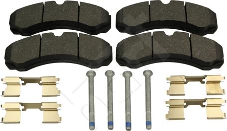 Hart 252 324 - Brake Pad Set, disc brake www.autospares.lv