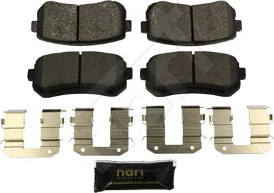 Hart 252 294 - Brake Pad Set, disc brake www.autospares.lv