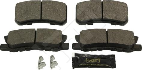 Hart 252 292 - Brake Pad Set, disc brake www.autospares.lv