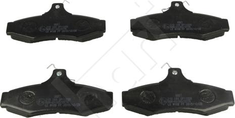 Hart 219 144 - Тормозные колодки, дисковые, комплект www.autospares.lv