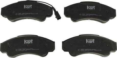 Hart 219 136 - Brake Pad Set, disc brake www.autospares.lv