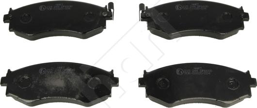 Hart 215 244 - Brake Pad Set, disc brake www.autospares.lv