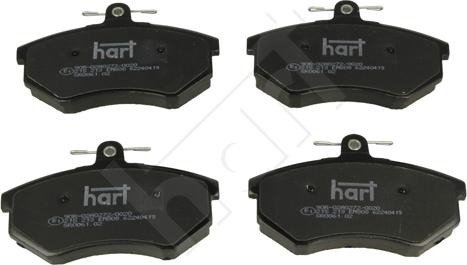 Hart 215 213 - Brake Pad Set, disc brake www.autospares.lv