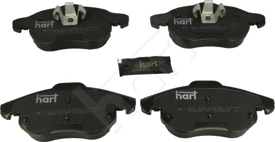 Hart 211 820 - Тормозные колодки, дисковые, комплект www.autospares.lv