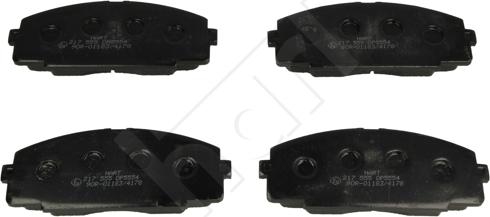 Hart 217 555 - Brake Pad Set, disc brake www.autospares.lv