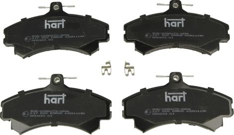 Hart 217 565 - Bremžu uzliku kompl., Disku bremzes autospares.lv