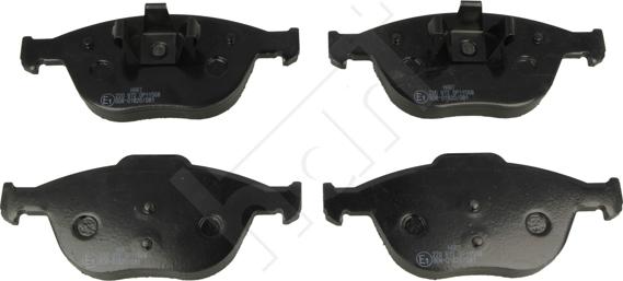 Hart 220 972 - Тормозные колодки, дисковые, комплект www.autospares.lv