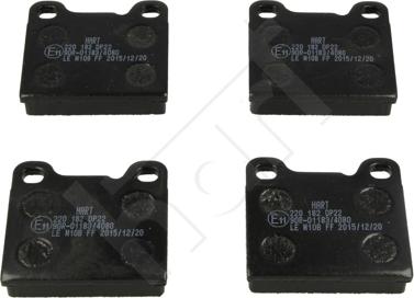 Hart 220 182 - Brake Pad Set, disc brake www.autospares.lv