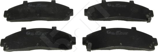 Hart 221 655 - Brake Pad Set, disc brake www.autospares.lv