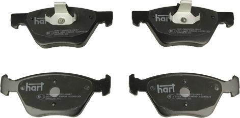 Hart 221 088 - Bremžu uzliku kompl., Disku bremzes www.autospares.lv