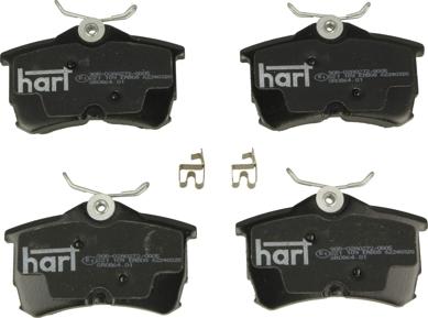 Hart 221 109 - Brake Pad Set, disc brake www.autospares.lv