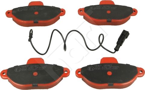 Hart 223 698 - Brake Pad Set, disc brake www.autospares.lv