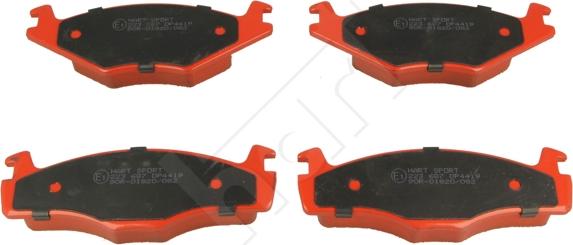 Hart 223 687 - Brake Pad Set, disc brake www.autospares.lv