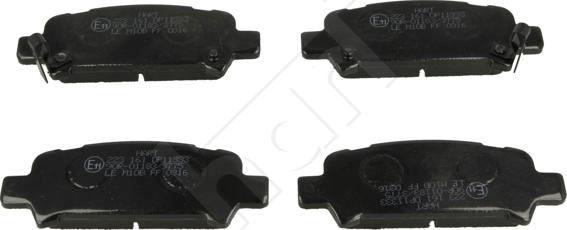 Hart 223 161 - Brake Pad Set, disc brake www.autospares.lv