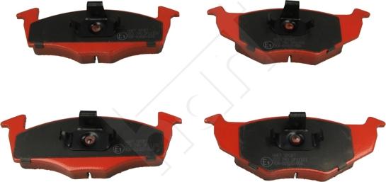 Hart 223 740 - Тормозные колодки, дисковые, комплект www.autospares.lv