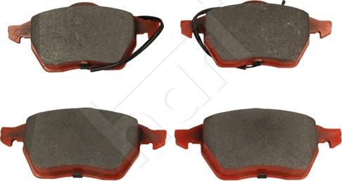 Hart 223 754 - Тормозные колодки, дисковые, комплект www.autospares.lv