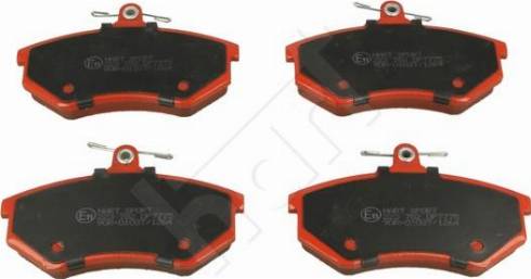 Hart 223 782 - Тормозные колодки, дисковые, комплект www.autospares.lv