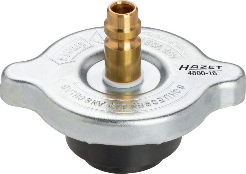 HAZET 4800-16 - Adapteris, Dzesēšanas sist. spiediena pārbaudes komplekts www.autospares.lv