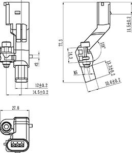 HC-Cargo 150707 - Sensor, crankshaft pulse www.autospares.lv