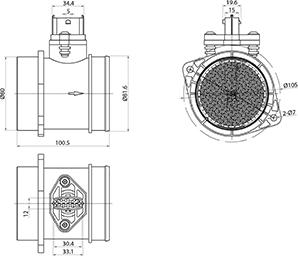 HC-Cargo 182649 - Gaisa masas mērītājs www.autospares.lv