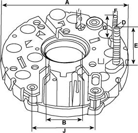 HC-Cargo 132670 - Taisngriezis, Ģenerators www.autospares.lv