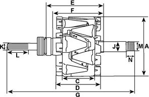 HC-Cargo 138048 - Ротор, генератор www.autospares.lv