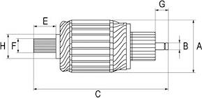 HC-Cargo 132484 - Armature, starter www.autospares.lv