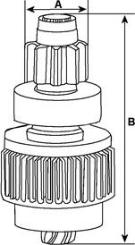 HC-Cargo 133605 - Zobrats, Starteris www.autospares.lv